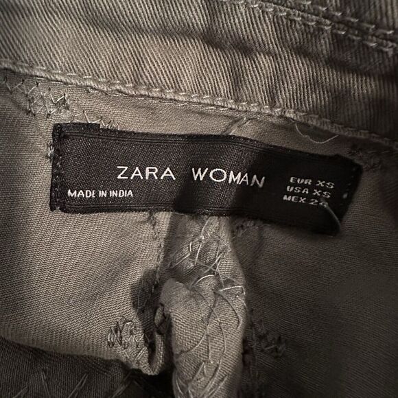 ZARA Womens Embroidered Pom Pom Jacket Size XS Military Tassel Boho Festival - Picture 7 of 8